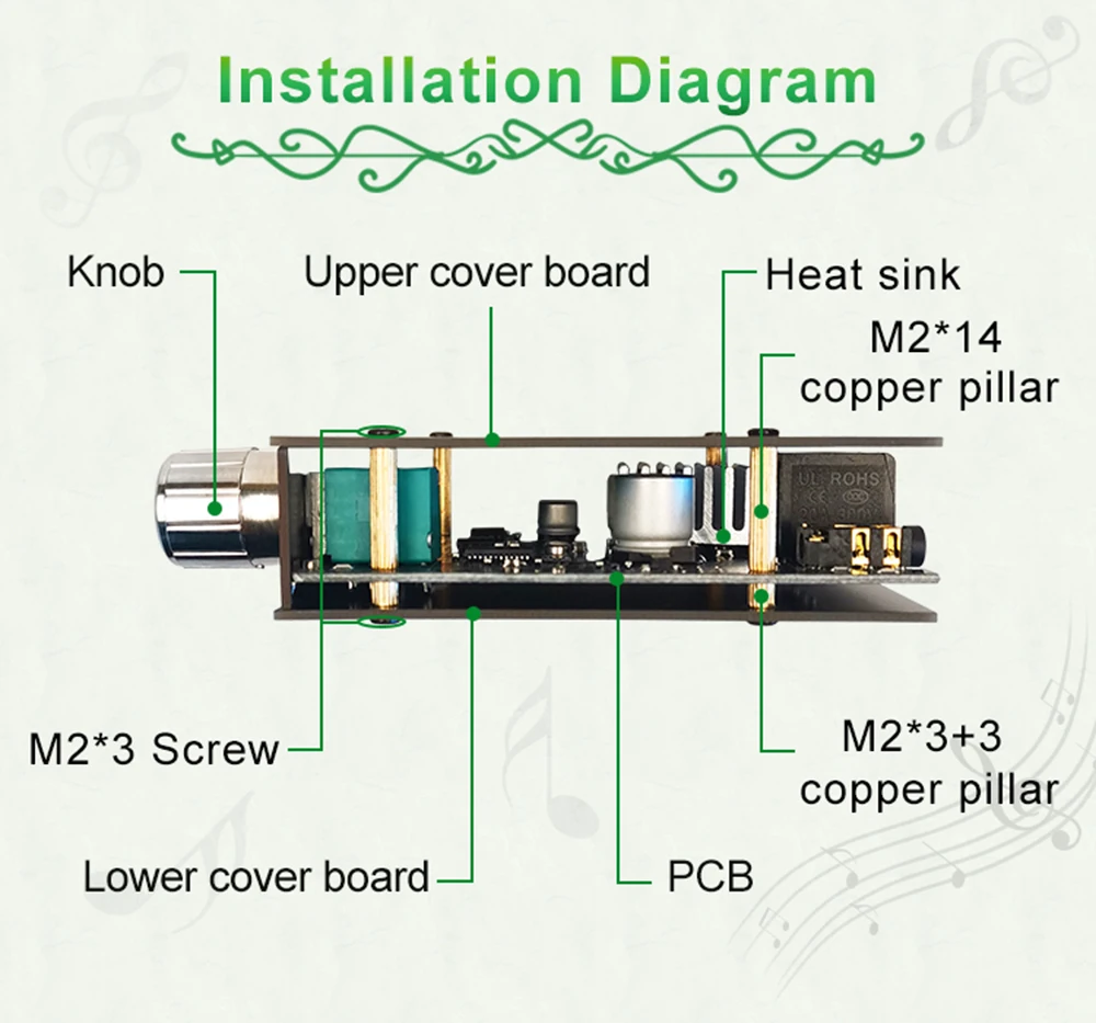 ZK-502MT AUX 블루투스 5.0 서브우퍼 앰프 보드 2.0 채널 50W*2 오디오 스테레오 사운드 앰프 보드 베이스 앰프 보드