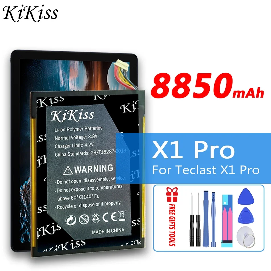 

Аккумулятор KiKiss 8850 мАч для Teclast X1 pro X1pro, аккумулятор запасной аккумулятор