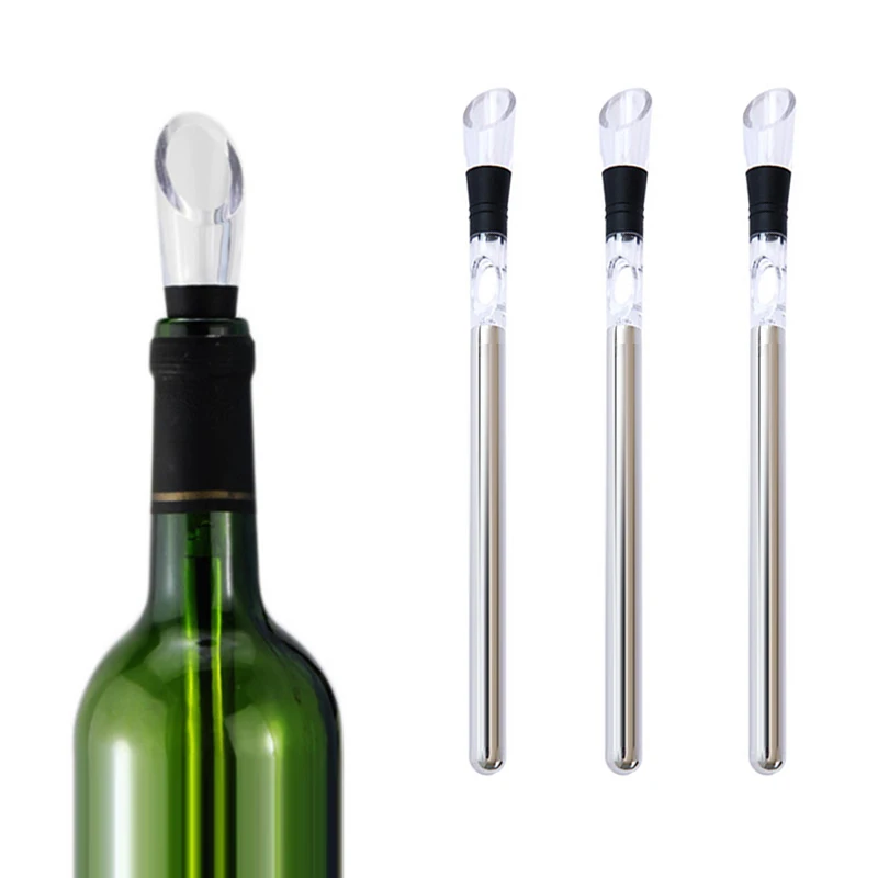 StainlessSteelWineCoolingStickPortableWineChillingRodLeakproof