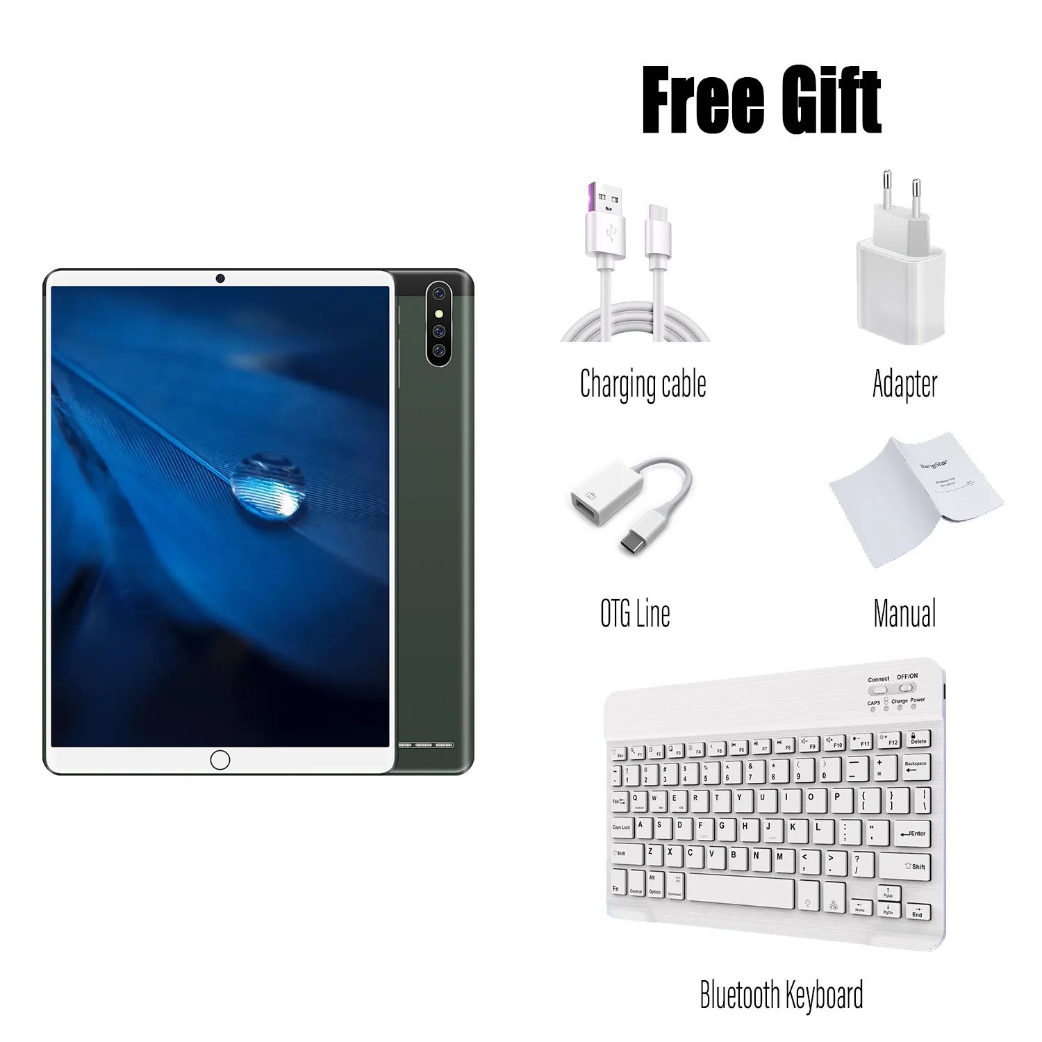 Dual SIM Tablet Android Google Play Notebook Laptop Pad Air Global Version 5G 4G LTE 12GB 512GB 8600mAh WPS Office Computer 