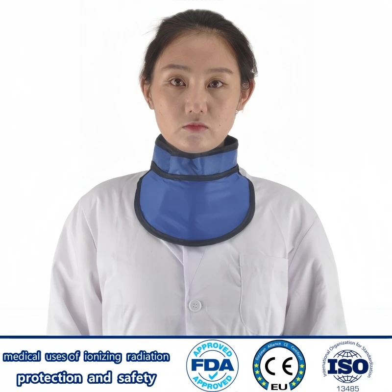 Genuine x-ray gamma ray protective 0.35mmpb/0.5mmpb lead collar radiology department ionizing radiation protection lead collar