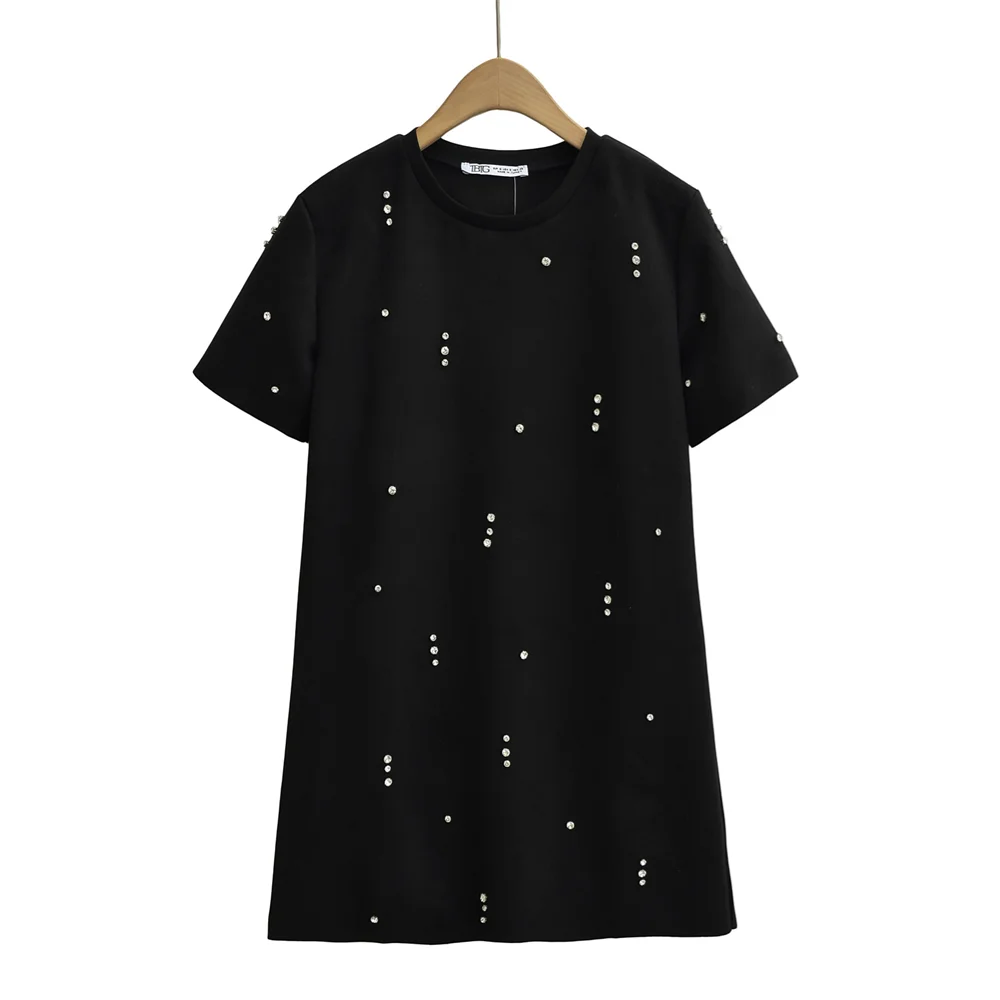 Spring New Women's Fashion, Elegance, Leisure and Versatile Jewelry, Plush Texture Dress