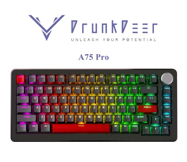DrunkDeer-A75 proマグネットスイッチ,ゲームキーボード用ラピッド 