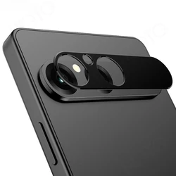 Premium Aluminum Metal Camera Protectors with Hollow Lens Screen Shield and Ring Film Cover (Xperia 10 VII)