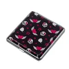 Skull And LOVE Leather Cigarette Case Box Portable Cigar Box-Up to 20 King Size 84mm Cigarettes Volume 1