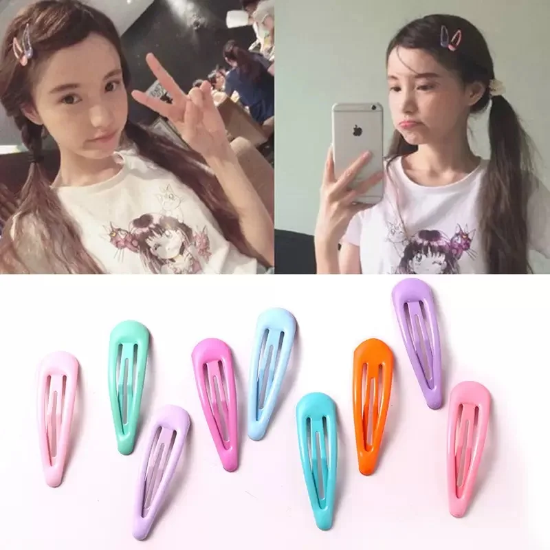 Colorful Minimalist Hair Clips - Vibrant & Stylish Daily Accessories (Random Colors)