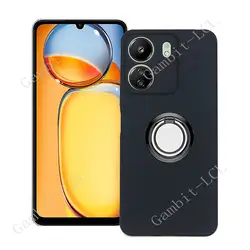 Housse de téléphone en silicone TPU avec support arrière - Compatible avec certains modèles Xiaomi et Redmi