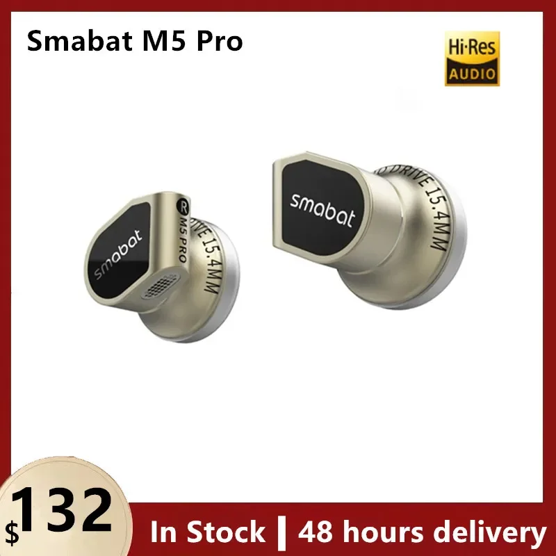 

Smabat M5 Pro Flagship HIFI Modular Earbud 15.4mm LCP Driver IEM Maze Acoustics MMCX Earphone Stronger Bass Treble Music Headset