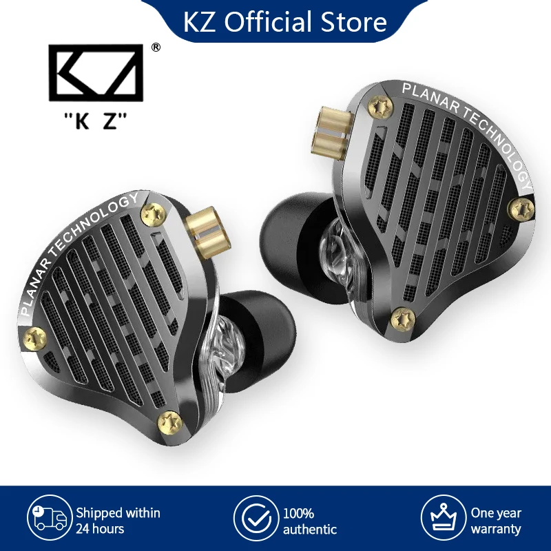 

New KZ-PR3 in Ear 13.2MM Planar Driver Wired Headphone HiFi Bass Earphone Monitor Earbuds Stage Live Music Audiophile Headset