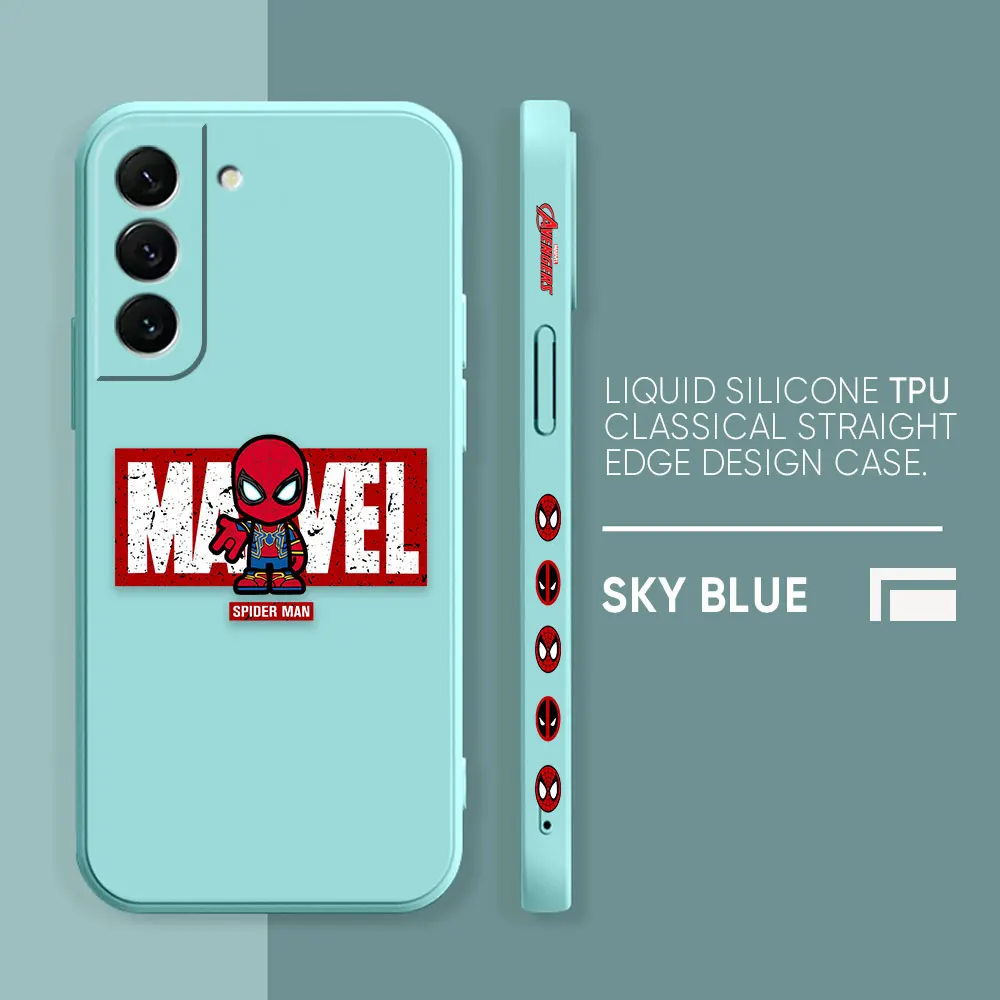 thumbnail image 1 of Funda con estampado de Marvel Spider-Man Deadpool para Samsung S23 S22 S21 S20 FE S11 S11E S10 S10E S9 S30 Ultra Plus 4G 5G, 1 of 5