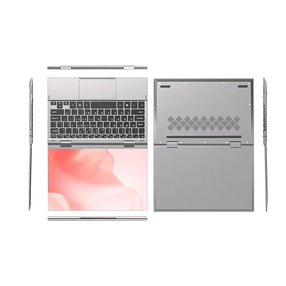 2 in 1 Touch Screen 10.95 Inch 360° Flip Laptop Intel N95 Win 11 Pro 16GB DDR5 2TB SSD Metal for Office Gaming Mini Notebook PC 3