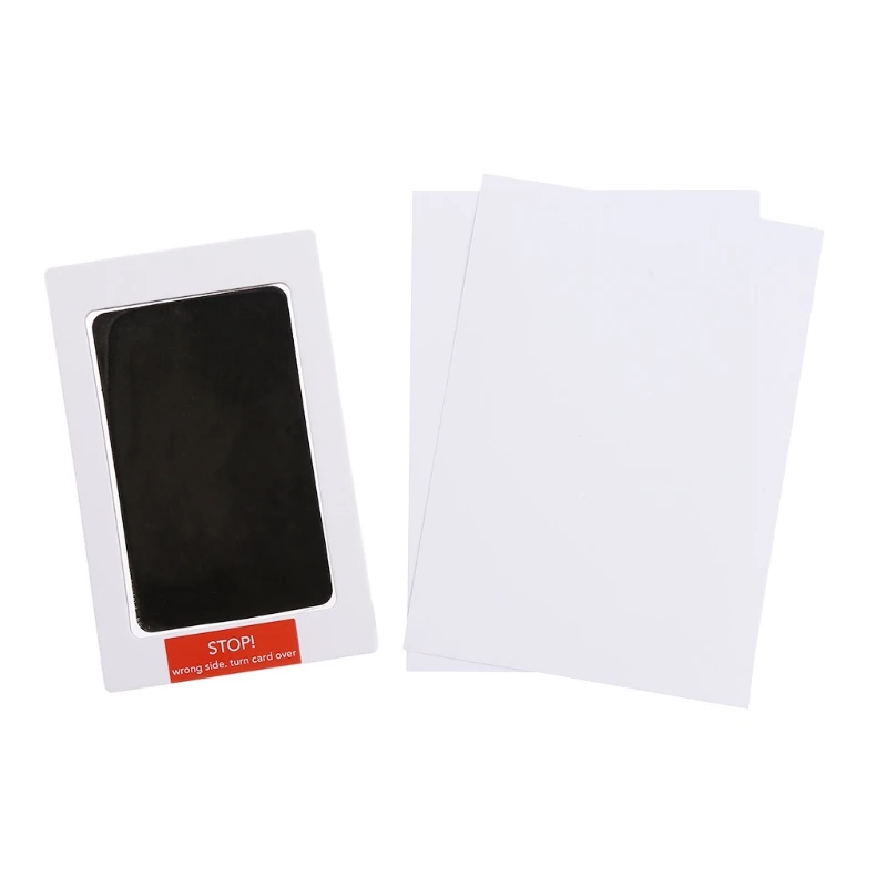 

RIRI Newborn Baby Handprint or Footprint Clean-Touch Ink Pad Inkless Mess Free Pad Photo Frame Kit Ink Pad Imprint Cards