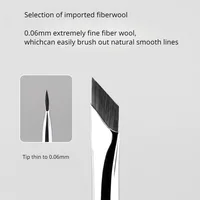Upgrade Blade Eyeliner Brush Ultra Thin Fine Angle Flat Eyebrow Brush Liner Brow Place Makeup Brush Precise Detail Brush 2