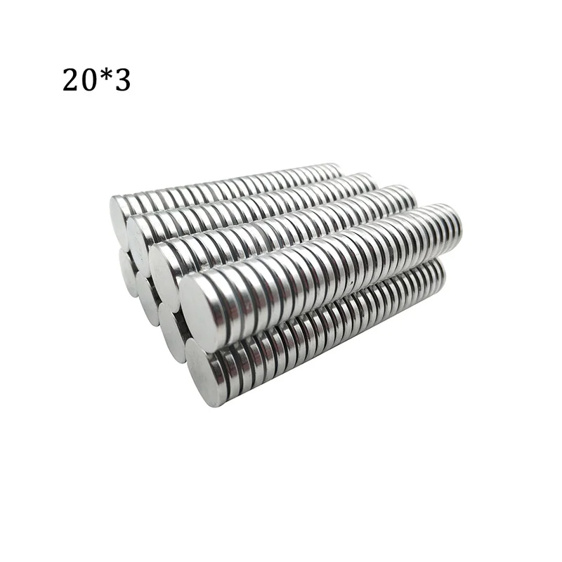 

5/8/10/12/15/20 Pcs 20x3 mm Round NdFeB Neodymium Magnet 20mm x 3mm N35 Super Powerful imanes Rare Earth Permanent Magnetic Disc