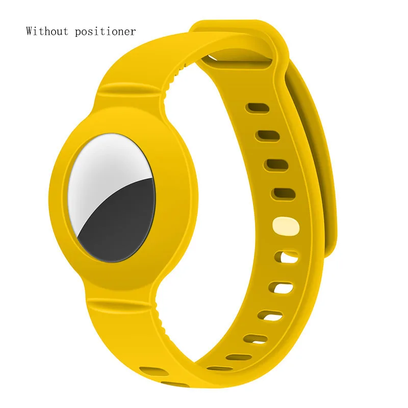 Applicable Apple AirTag silicone watch band children's bracelet wristband elderly pet anti-loss locator protective cover