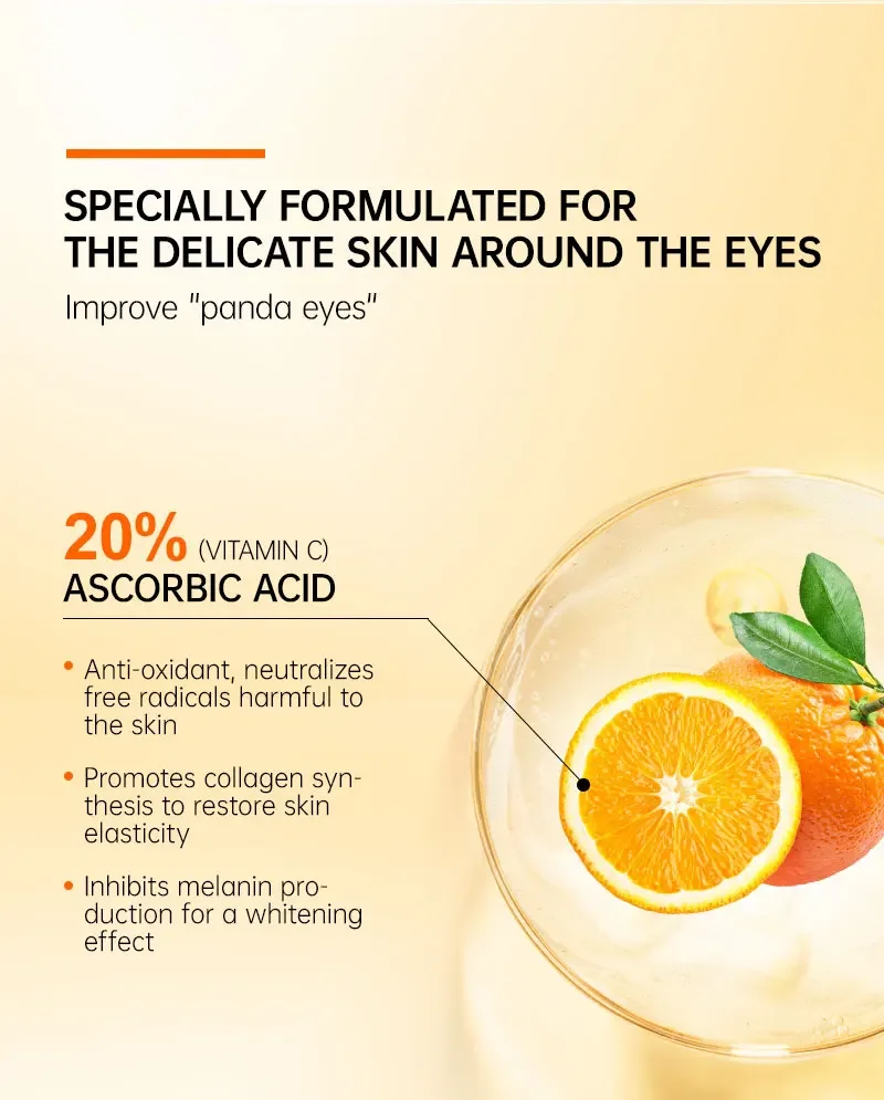 Brightening Vitamin C Eye Cream for Dark Circles