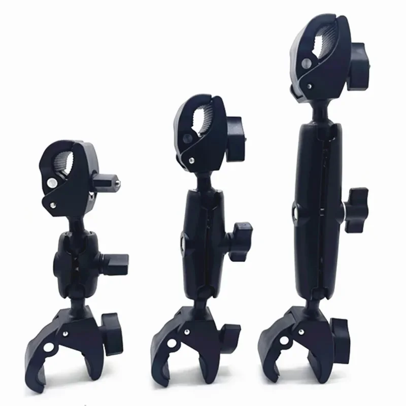1 Inch Ball Head Tough-Claw Mount Double Socket Arm for Gopro Action Camera RAM mount