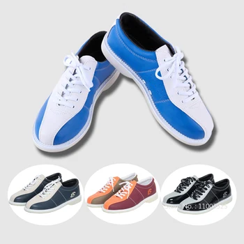 Forniture da bowling Uomo Donna Scarpe da bowling Sneakers sportive in fibra morbida Scarpe sportive traspiranti unisex Calzature da allenamento per principianti
