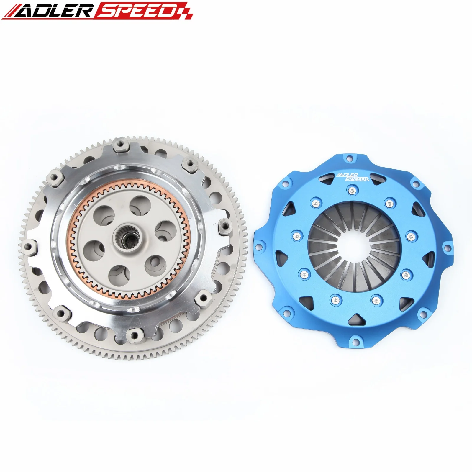 04-05년식 BMW 325 330 530 E46 E60 E83 E85 E86 X3 Z4 M54 6단 ADLERSPEED 8.5인치(215mm) 레이스 클러치 키트 트윈 디스크 + 플라이휠