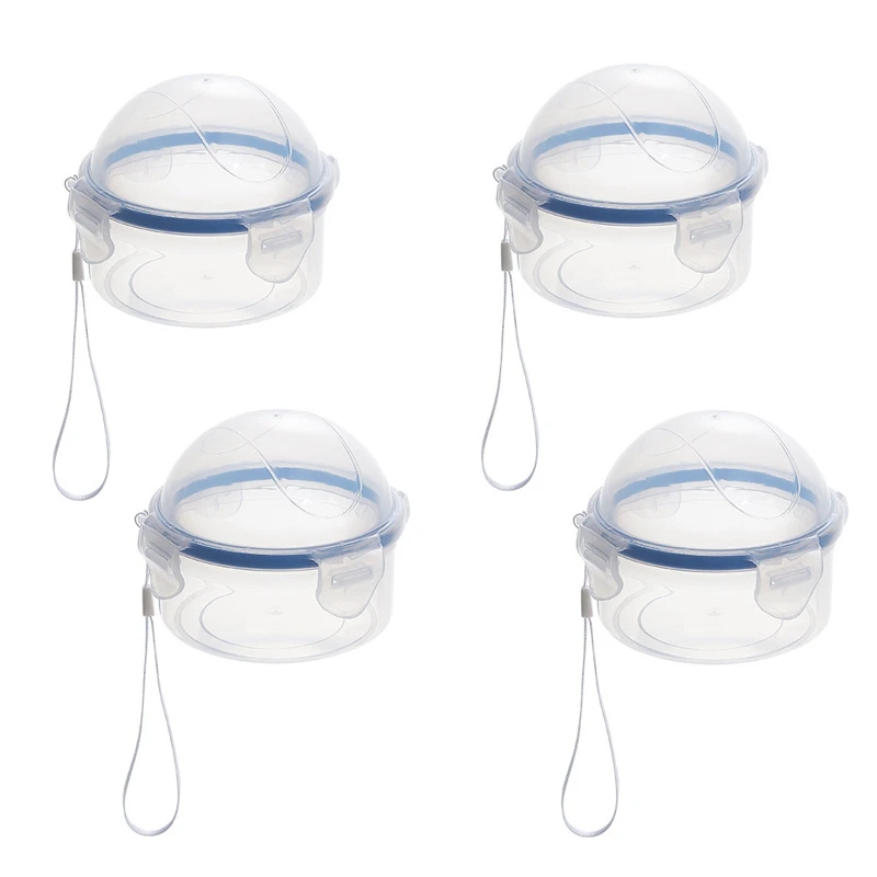 

4 шт., прозрачная коробка для хранения томатов, чеснока, лука, лимона