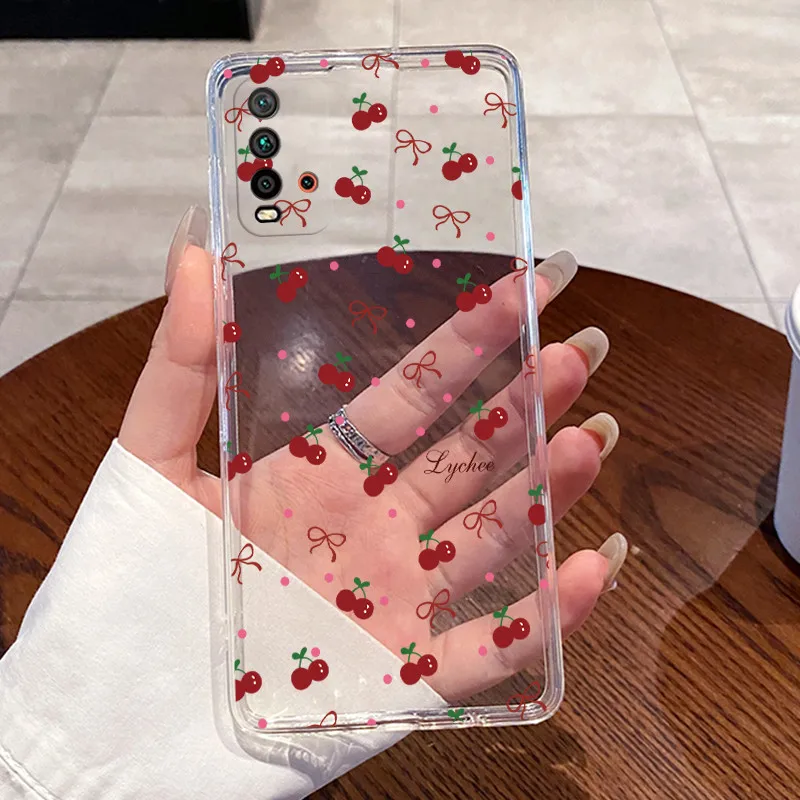 Luxury Aesthetic Transparent Cat Design Soft TPU Silicone Phone Case