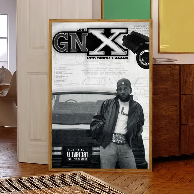 Poster Kendrick Lamar Album GNX - Decorazione Parete 30x45 Cm Per Camera Da Letto - Foto 3