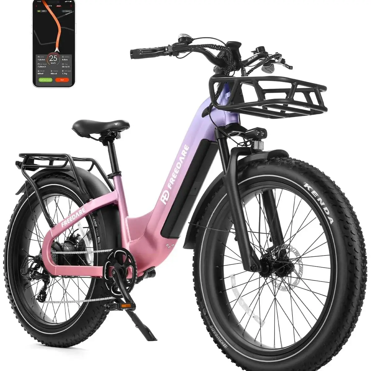 Fat Tire Elektrofahrrad für Erwachsene, 1000 W 48 V 20 Ah All-Terrain-E-Bike, 90 Meilen UL-zertifiziertes Mountainbike, Smart e Dirt Bike 1