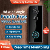 IP65 Wireless WIFI Smart Doorbell Video Intercom with Camera for Home Security PIR Motion Detection Night Vision Tuya Door Bell - Image 4