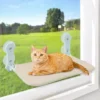 New Suction Cup Cat Hammock Foldable Hammock Suspended Cat Nest Cat Bed Balcony Window Glass Cat Hammock Cat House 3