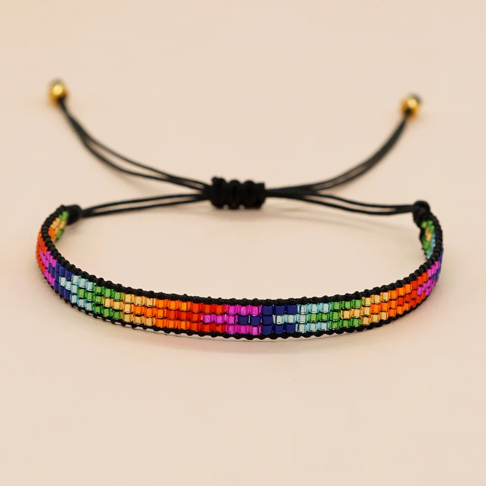 Bracciali Dell'amicizia Fatti A Mano Con Perline Occhio, Regolabili, Regalo Donna