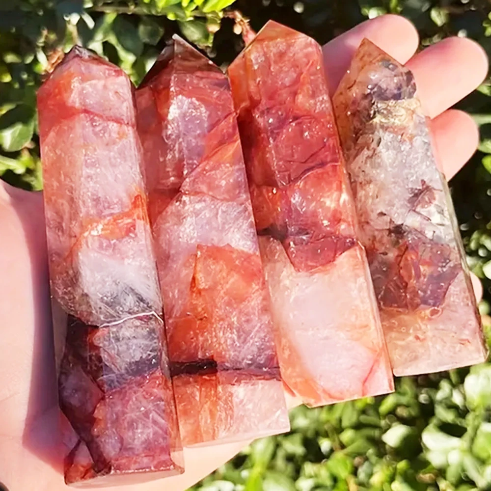 ローズクウォーツ　六角柱（ポイント） 楽天市場】ローズクォーツ 六角柱 ばら水晶 ポイント 置物 rose quartz