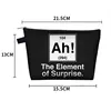 Periodic Table of Elements Print Home Storage Bag Women Beauty Makeup Bags Girls Cosmetic Case Lipstick Small Pouch Gift 4
