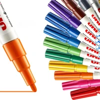 1pcs UNI PX-21 Permanent Marker Pens Colored Oil Waterproof Writing for Metal Glass Fabric Tires Graffiti Paint Marker Pen 2