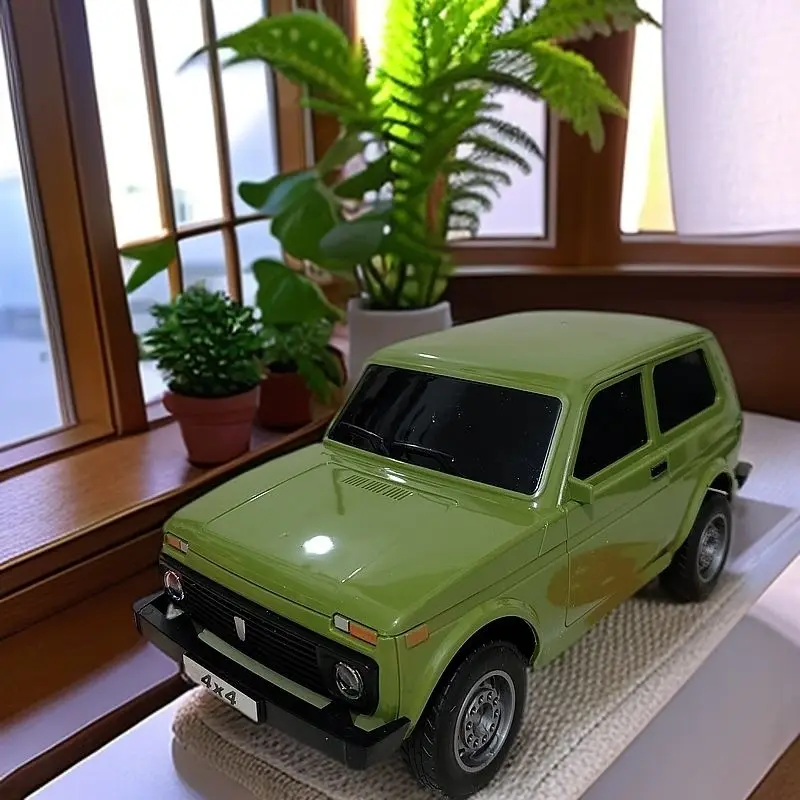 1:12 Simulation Russian Niva Off-Road Vehicle Remote Control Car Toy Charging Lada Pickup Truck Car Model Kids Adult Gift Toy 6