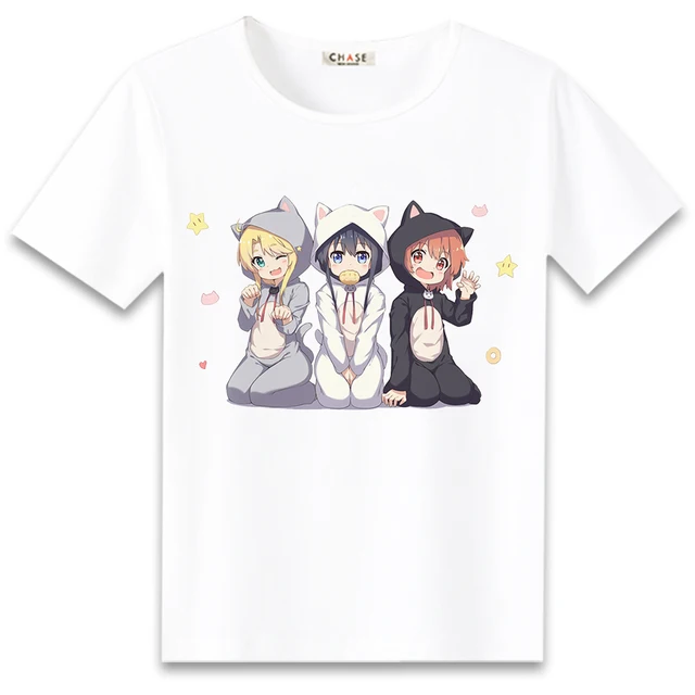 Anime Watashi Ni Tenshi Ga Maiorita Precious Friends Shirosaki Hana T-shirt  Cosplay Men Women T shirt Cute Short Sleeve Tee Tops - AliExpress