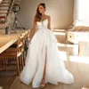 Detachable Long Puff Sleeves Sweetheart Lace Applique Bridal Grown Custom Made Formal Bridal Grown 2024 Vestido De Noival 1