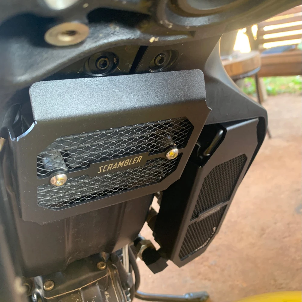 

Rectifier Guard Oil Cooler Guard Grille Cover Protector For Ducati Scrambler Classic 2015-2018 Full Throttle 2015-2019 2020 2021