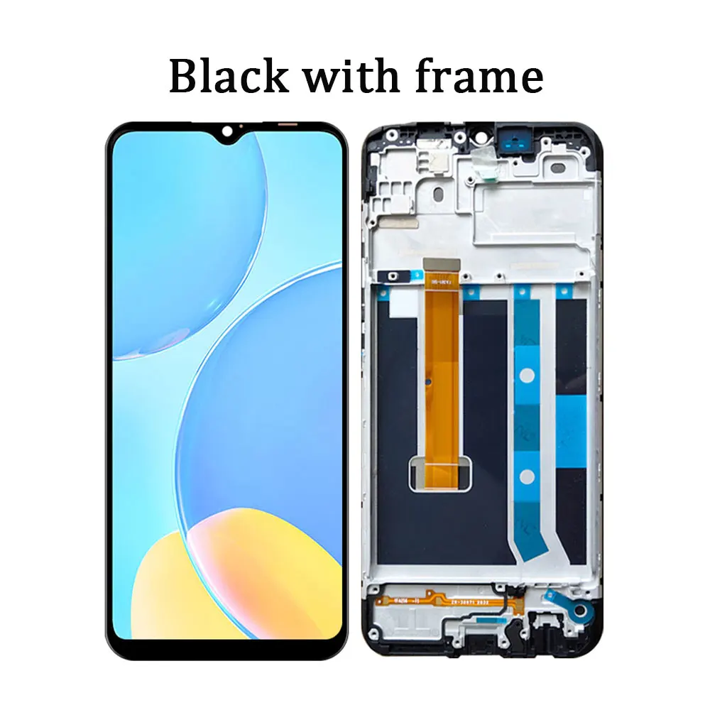AiNiCole 6.52''For Oppo Narzo 30A LCD Display Touch Screen Digitizer Assembly For RMX3171 oppo narzo 30a lcd Model With Frame