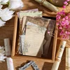 Journamm 60pcs/pack Aesthetics Materials Paper Creative Stationery DIY Scrapbooking Decor Journaling Floral Background Paper 3