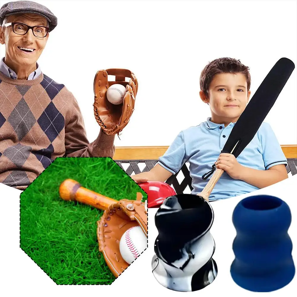 Knob Baseball / Softball Bat Knob Choke Grip Baseball Bat Taper Silicone Cover Sleeves Baseball Accessories 1PCS baseball bat