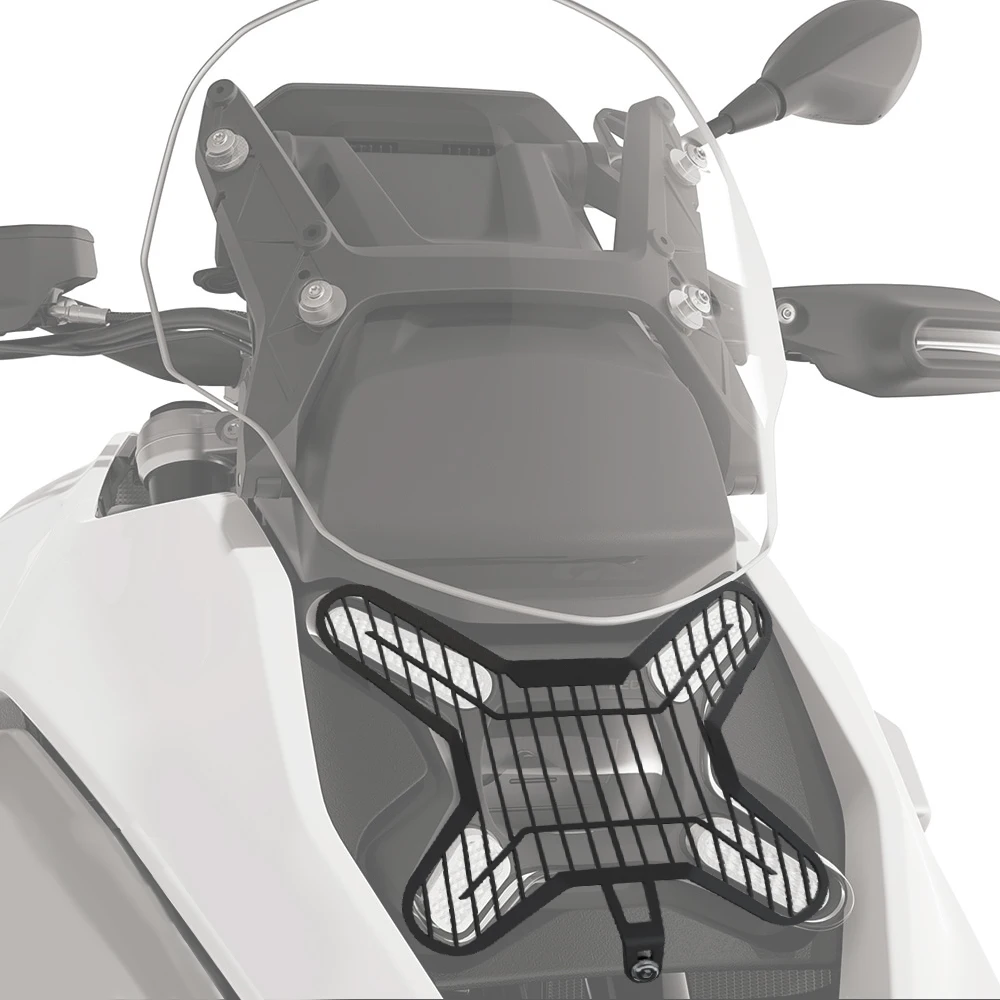 Protecteur De Phare BMW R 1300 GS 2023-2025 - Couvre-Lentille Acrylique Gris Fumé - Accessoire Moto