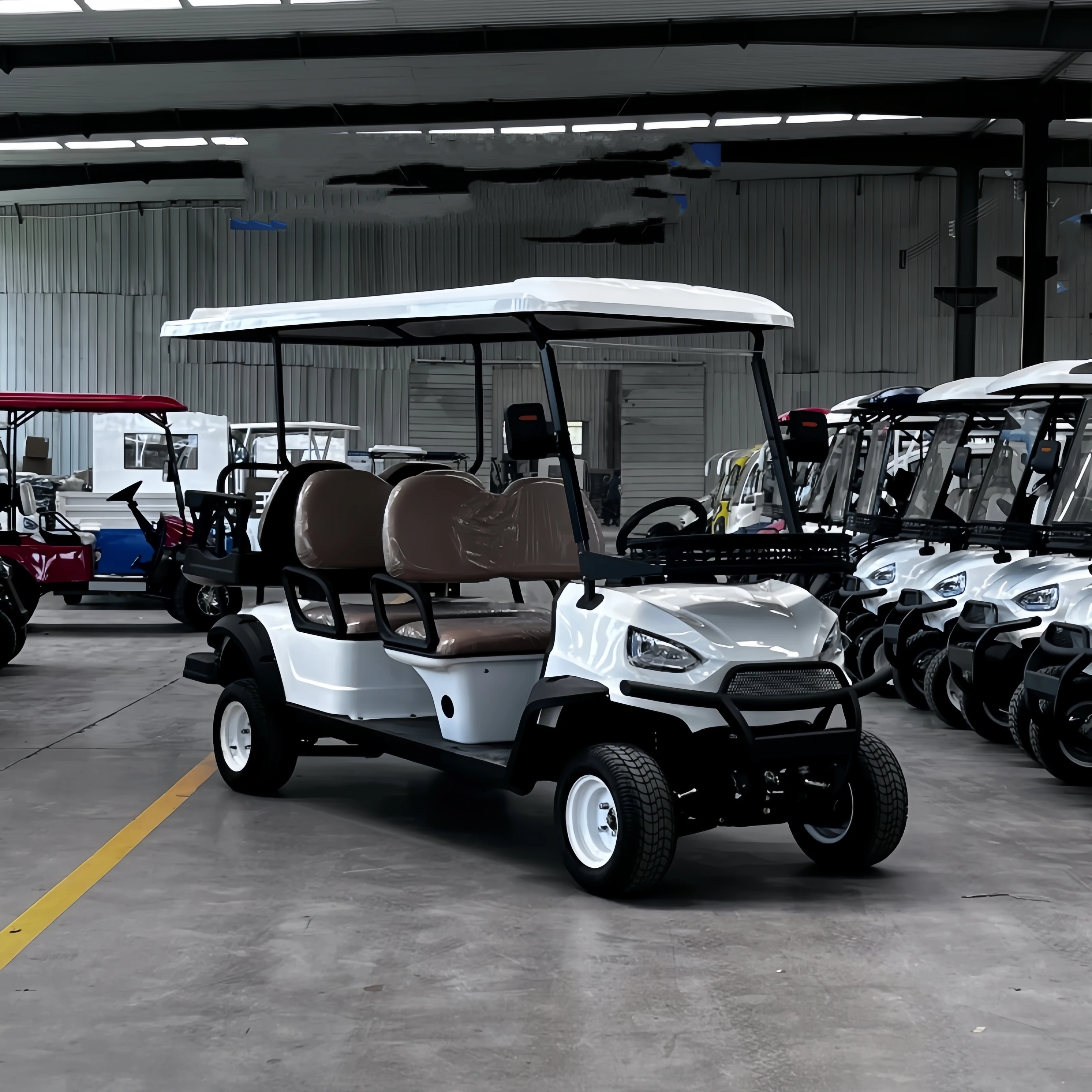 48V 6-Seater Electric Golf & Sightseeing Cart 1
