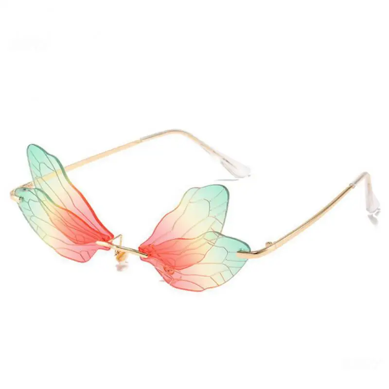 Sunglasses Personality Luxury Party Decor Glasses очки солнечные женские Butterfly Glasses Gradient Lens Women Google 2