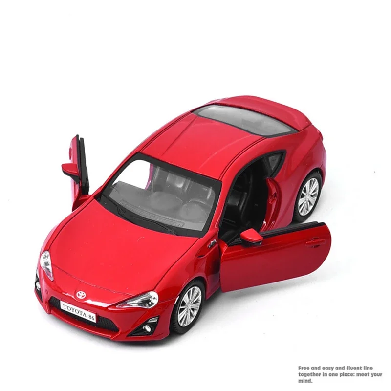 1/36 Toyota GT 86 Alloy Sports Car Model Diecast Metal Track Racing Car Vehicles Model Simulation Miniature Scale Kids Toys Gift 5