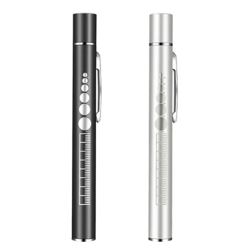 USB Rechargeable Medical Handy Pen Light Mini Nursing Flashlight LED Torch Lamp With Clip Pocket Led Flashlight LED Pocket Torch 1