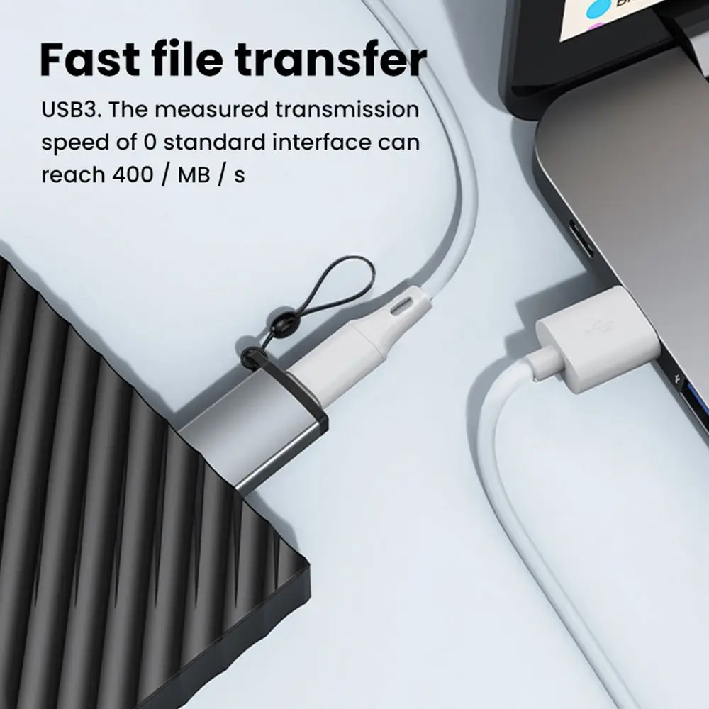 폰 모바일 하드 디스크 HDD USB C to USB 3.0 마이크로 B 컨버터 타입-C OTG 어댑터 암-수 변환기 삼성 노트3 S5용