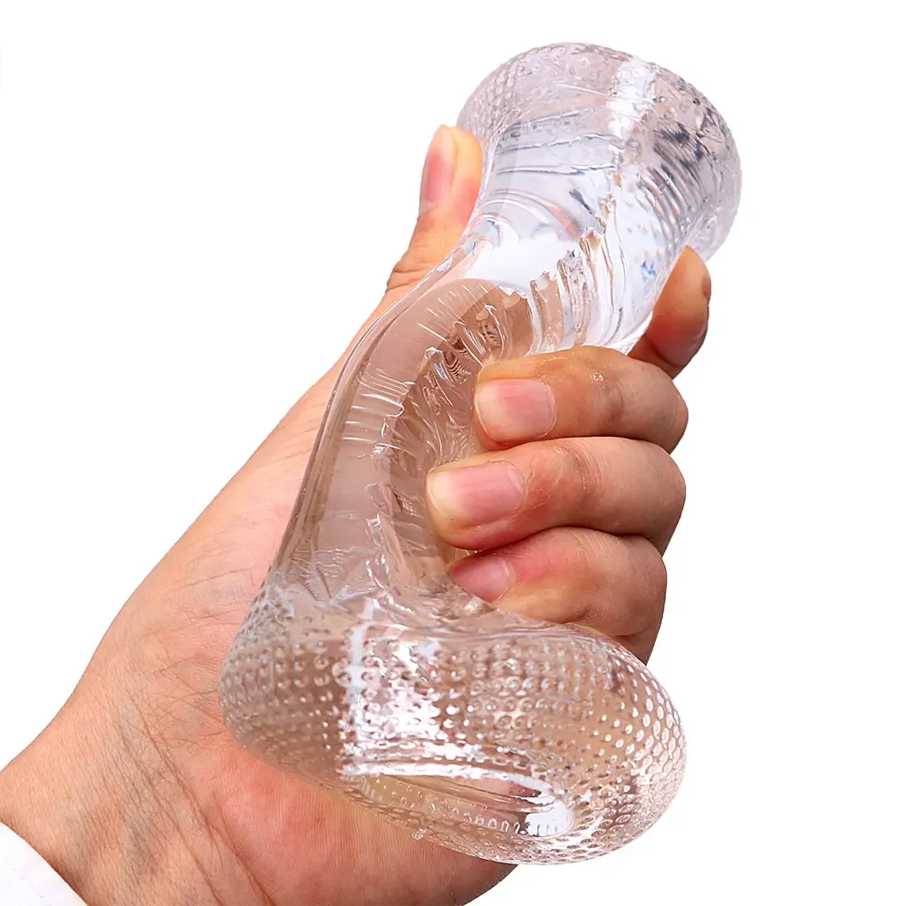 Penis Sleeve Cock Training Sex Shop Soft TPE Male Masturbator Cup Sex Toy for Men Delay Exercise Glans Trainer