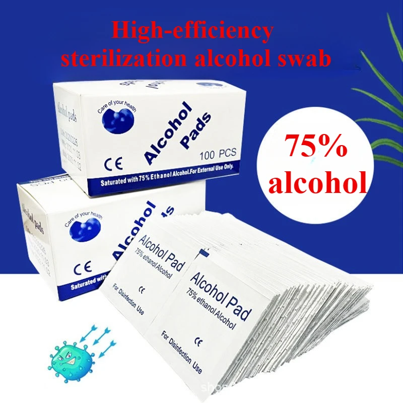 Disposable75%AlcoholSwabforWoundDisinfection,EssentialFirstAidBoxSuppliesforHomeDisasterPreparedness-AliExpress
