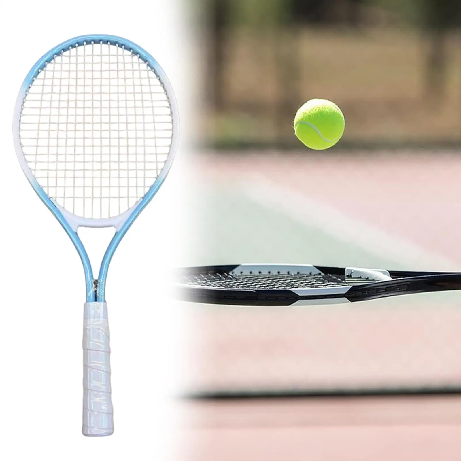 Tennis Racket Shock Resistant Nylon Strings for Garden Backyard Training