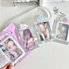 1 Pcs Photo Card Holder Keychain Id Badge Holder,Cute Photocard Holder Keychain Badge Holders,3 Inch 4